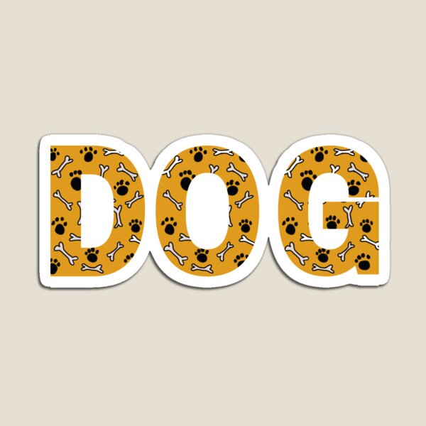 Item preview, Hand drawn dog paw and bone design - DOG designed and sold by Paul Corps.