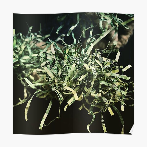 Shredded Money Tree Branch - Dow Money Trees Poster