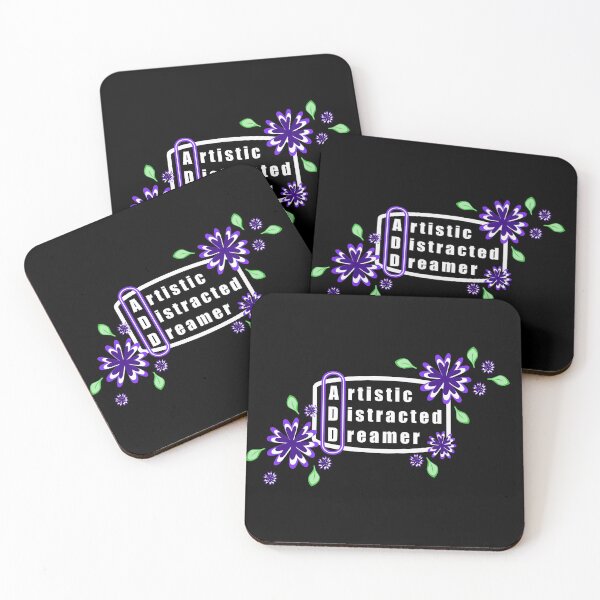 Item preview, ADD. Artistic Distracted Dreamer. With Purple Flowers designed and sold by nutmegfairy.