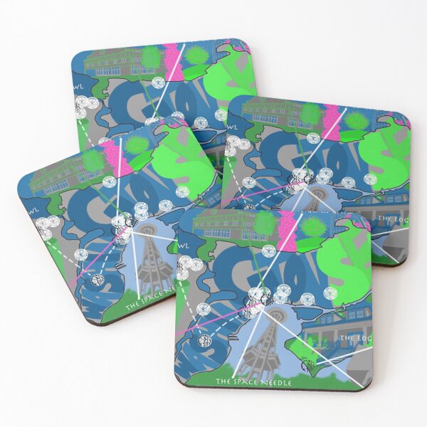 Item preview, Washington Seattle Map designed and sold by Odysseyology.