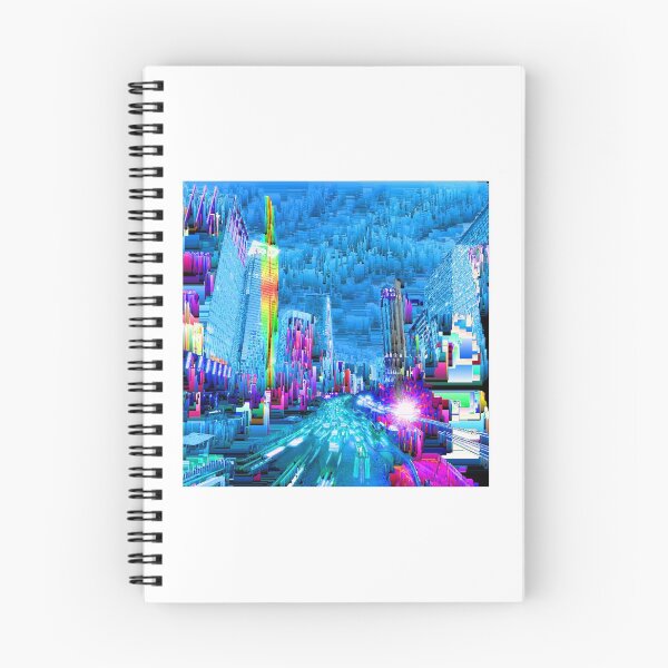 Item preview, "metropolis3B-1" Glitched image of a bustling metropolis designed and sold by telenaut.