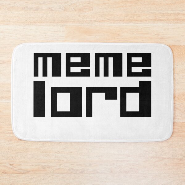 Item preview, meme lord (black text) designed and sold by gingerlouls.