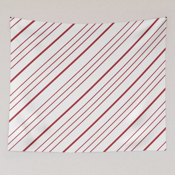 Item preview, Christmas Wishes Candy Cane Kisses Candy Cane Stripes in Red and White designed and sold by Gsallicat.