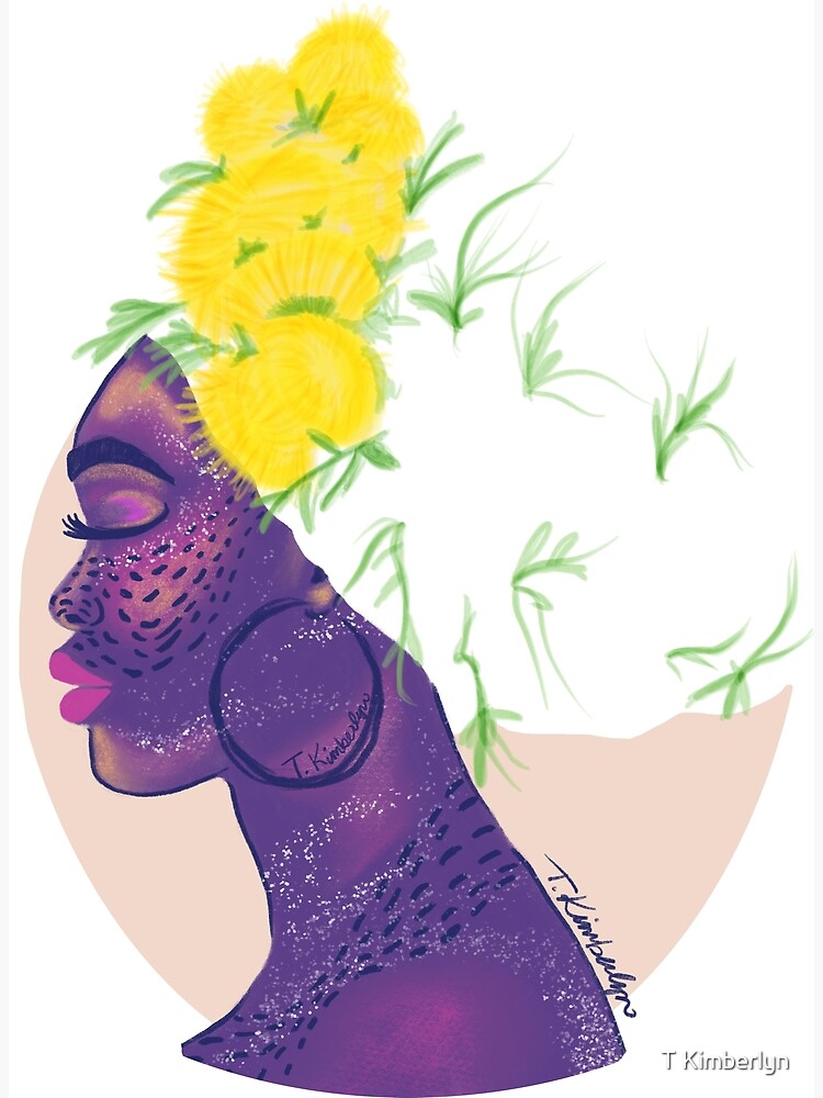 Dandelions in my Hair, Natural Hair, Headwrap, Turban by RenegadeBhavior