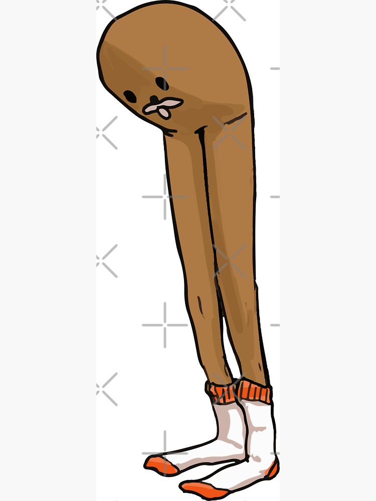 Gondola Meme Long Legs Spurdo Spärde sad looking at his socks feet HD High  Quality Online Store Magnet for Sale by iresist