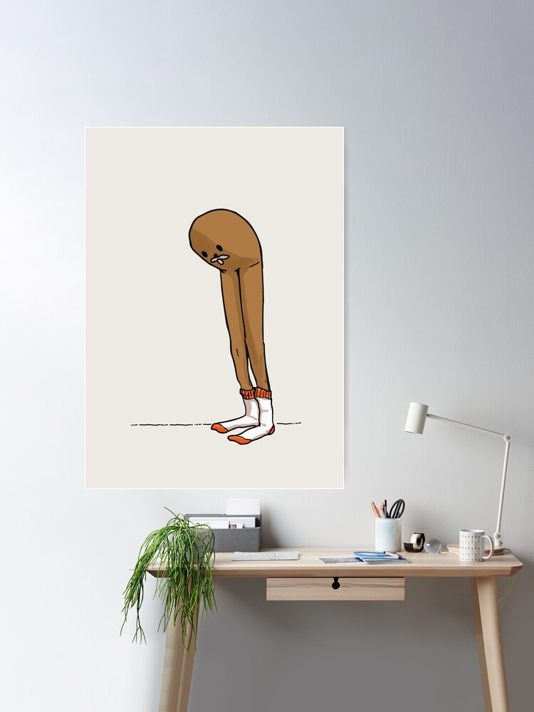 Gondola Meme Long Legs Spurdo Spärde sad looking at his socks feet HD High  Quality Online Store | Photographic Print