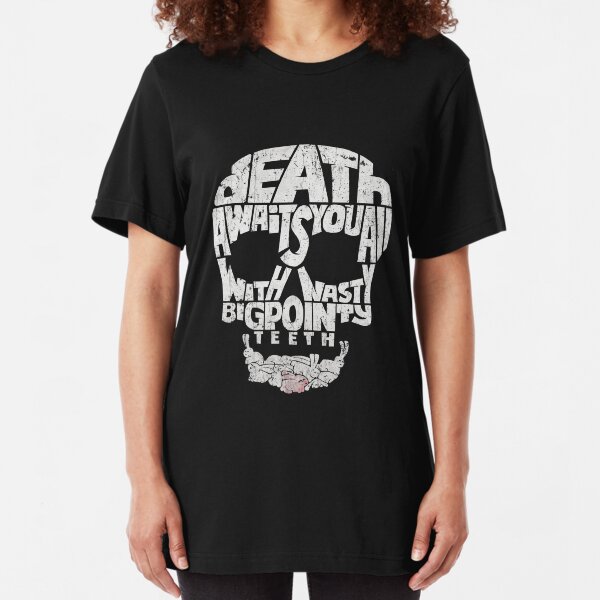 Death by Rabbit Slim Fit T-Shirt