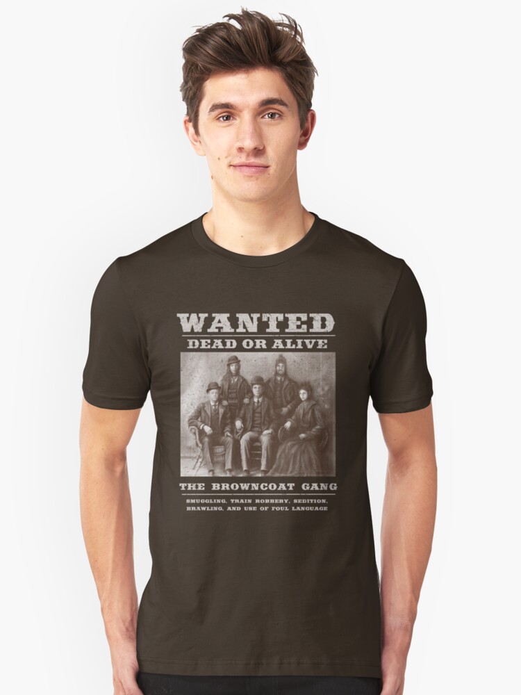 Alternate view of The Browncoat Gang Slim Fit T-Shirt