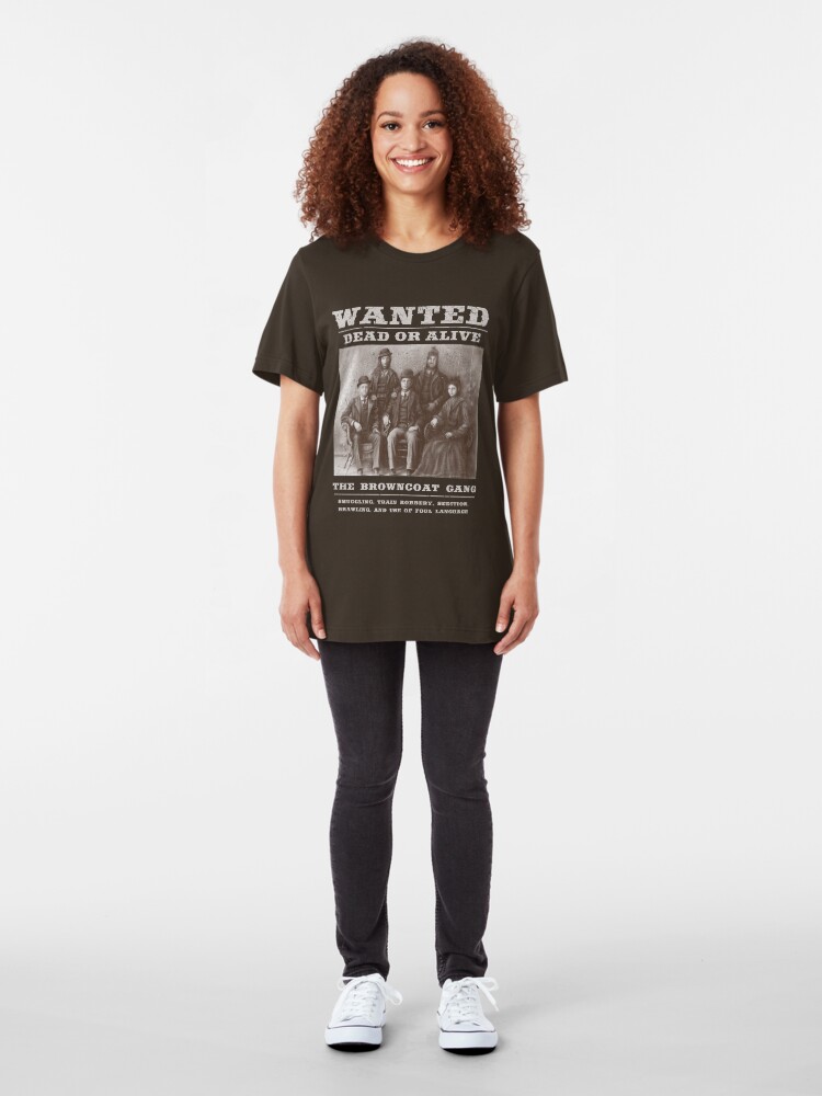Alternate view of The Browncoat Gang Slim Fit T-Shirt