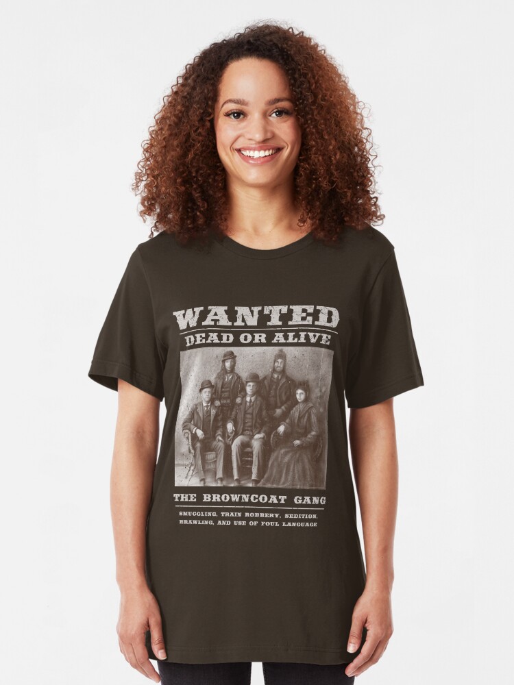 Alternate view of The Browncoat Gang Slim Fit T-Shirt