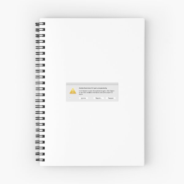 Item preview, Adobe Illustrator CC quit unexpectedly.  designed and sold by Thomas  Murray-Smith.