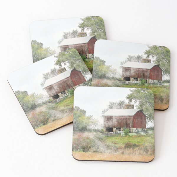 Item preview, "Foggy Day On The Farm" designed and sold by wiscbackroadz.