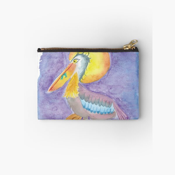 Item preview, Watercolor pelican on a piling  designed and sold by iCraftCafe.