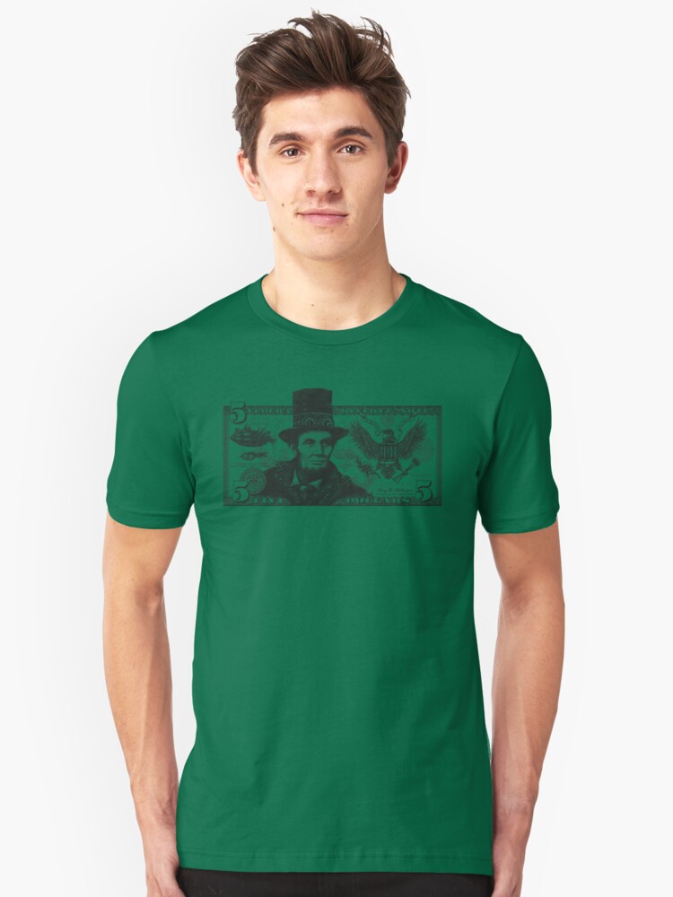 Alternate view of Steampunk Lincoln Slim Fit T-Shirt