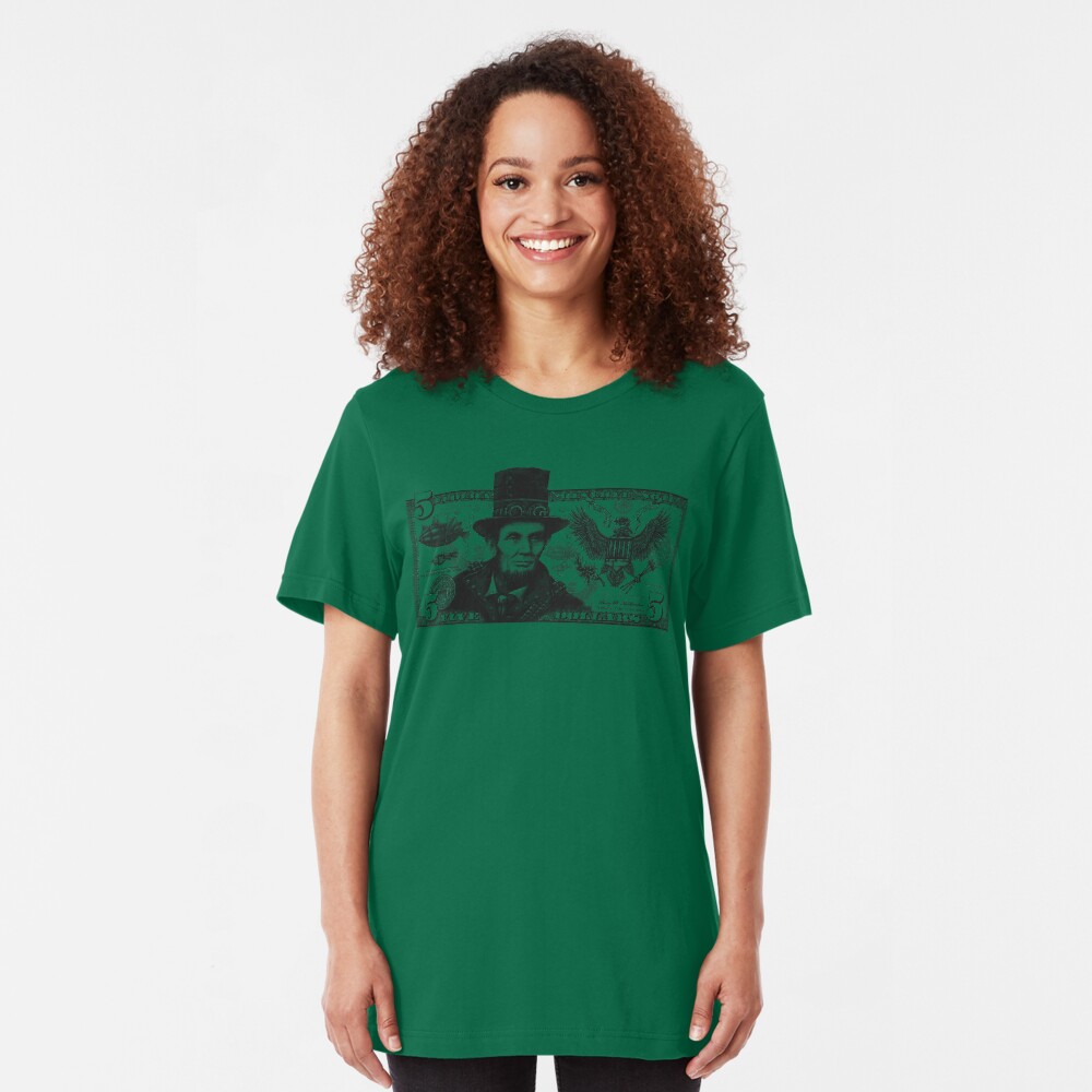 Steampunk Lincoln Slim Fit T-Shirt