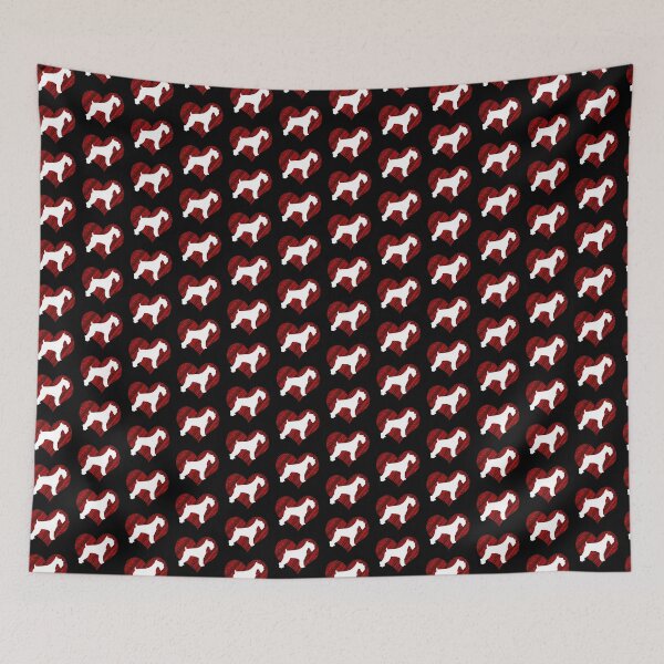 Artikelvorschau, Schnauzer Lovers gift I love dog parent dog mom, dog dad  dog owner gift idea entworfen und verkauft von LoveEveryWear.