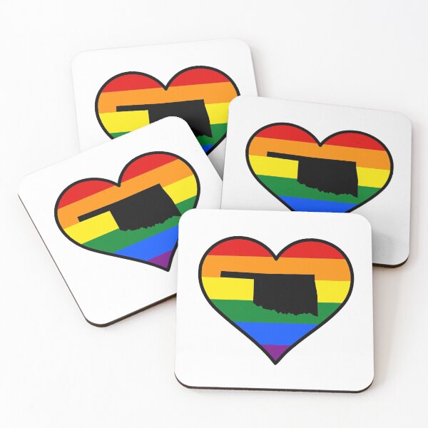 Item preview, Oklahoma Gay Pride Heart designed and sold by fearcity.