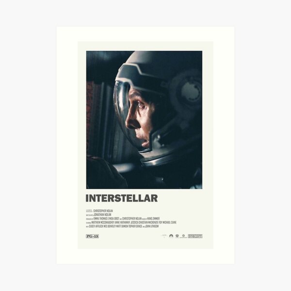 interstellar movie - Art Print