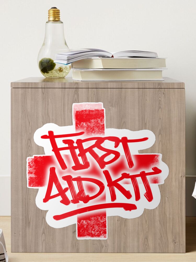 FIRST AID KIT - Utility Sticker In Graffiti Style iPhone Case for