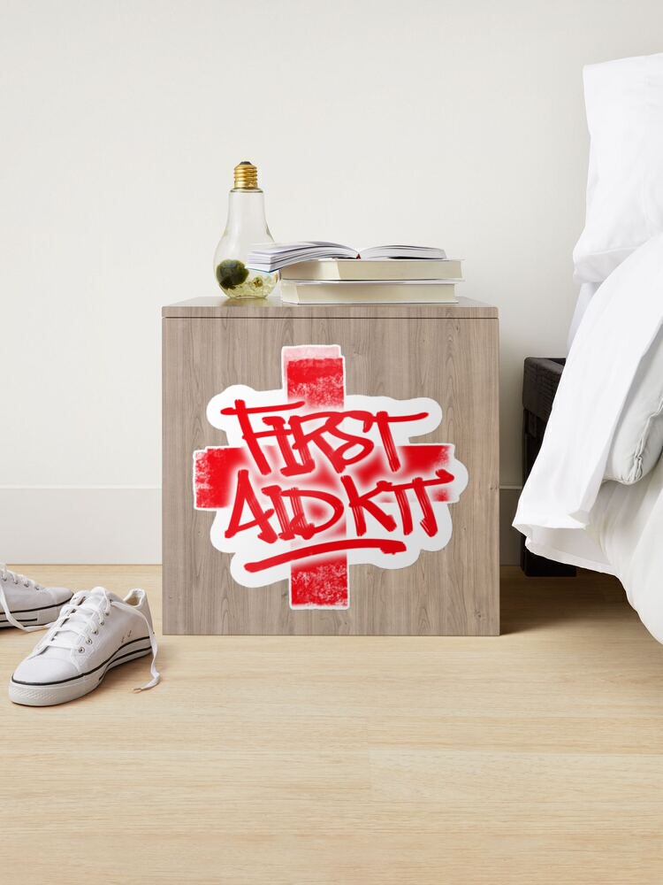 FIRST AID KIT - Utility Sticker In Graffiti Style iPhone Case for