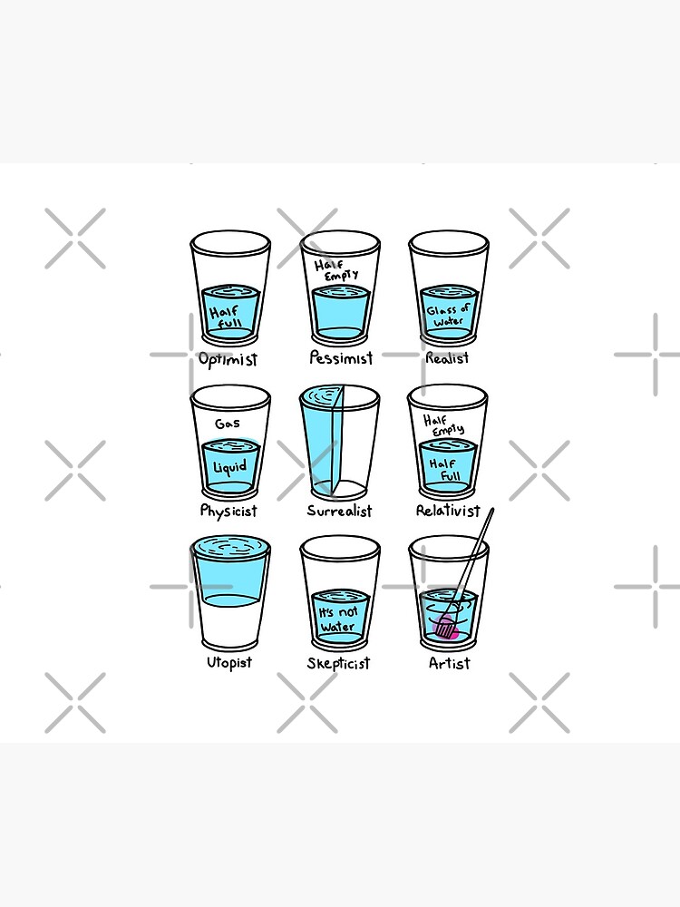 Glass half empty meme - Artist edition by polygrafix