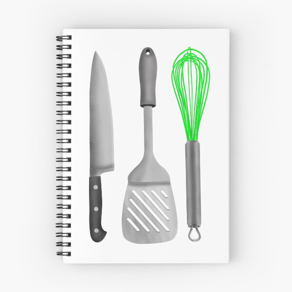 Item preview, Kitchen Utensils Knife Spatula Whisk designed and sold by piedaydesigns.