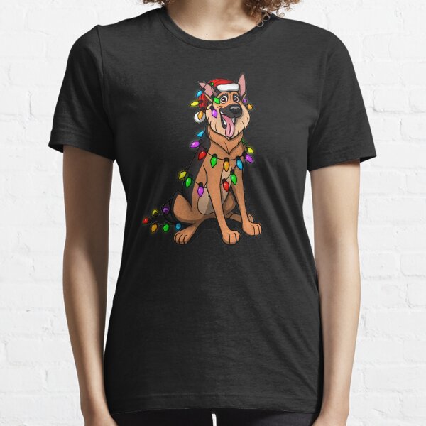 German Shepherd Merry Christmas Essential T-Shirt