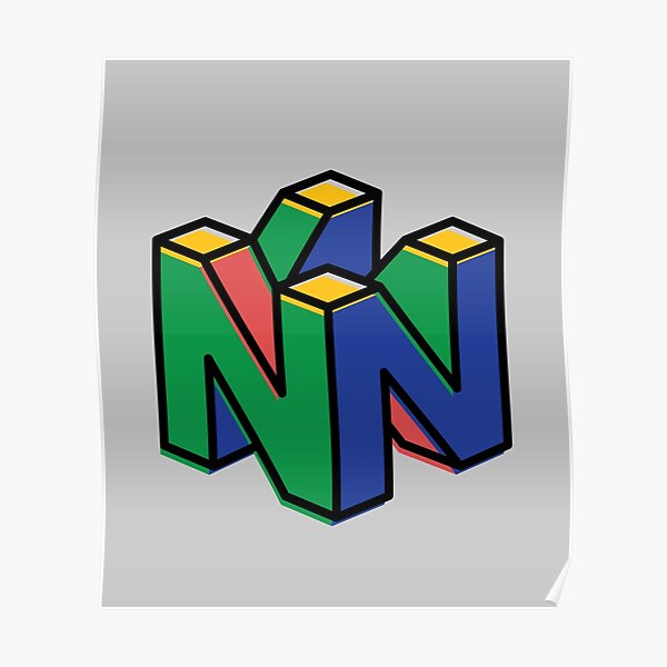 Nintendo 64 Logo Posters Redbubble