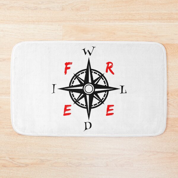 Item preview, Wild And Free Compass designed and sold by piedaydesigns.