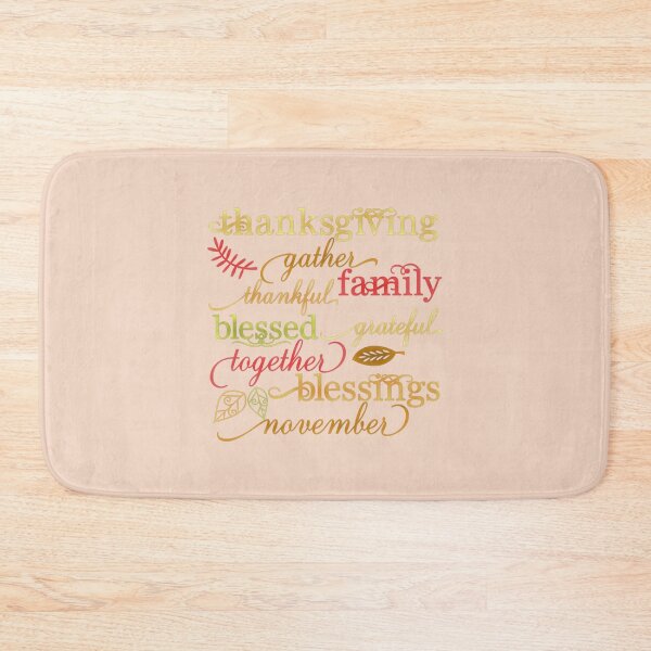 Item preview, Thankful, family, blessed, thanksgiving.  designed and sold by Rebeccamckelvey.
