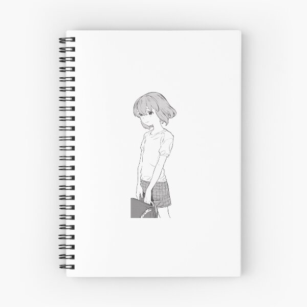 Item preview, Shouko holds her bookbag designed and sold by Baerura.