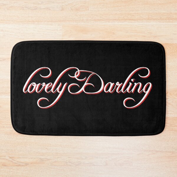 Item preview, Lovely Darling, simple Valentine's Day motifs, beautiful love sayings designed and sold by Kirei-Lily.