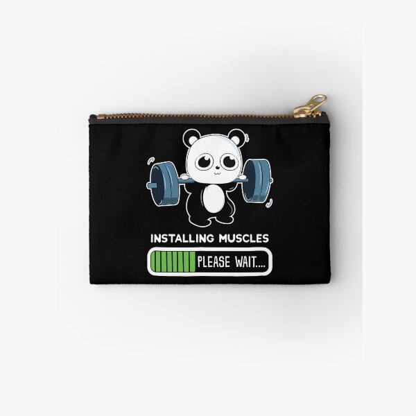 Item preview, Panda Installing Muscles designed and sold by designeclipse.
