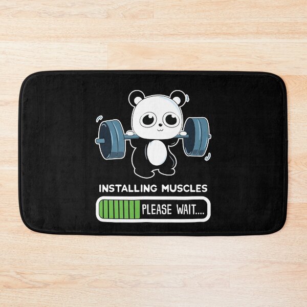 Item preview, Panda Installing Muscles designed and sold by designeclipse.