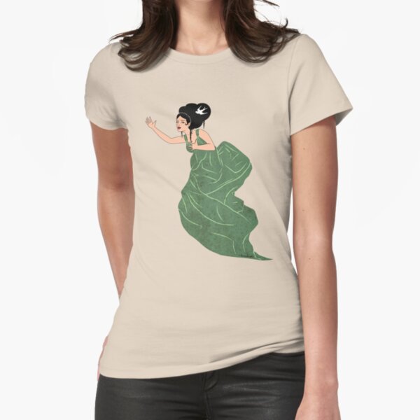 The Singing-bird Muse Fitted T-Shirt