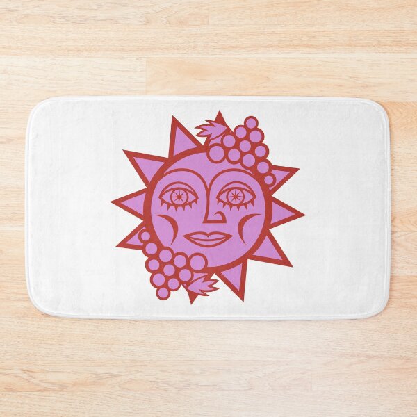 Item preview, Valentine's Day Original Sun with Farm Harvest Vineyard Grapes Design for Wine Lovers (full red and pink) designed and sold by wariana.