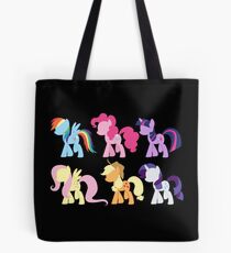 My Little Pony Friendship is Magic: Silhouette Art Tote Bag