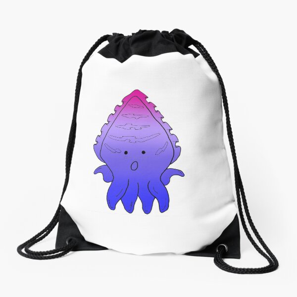 Cuttlefish Cuddle Bisexual Drawstring Bag