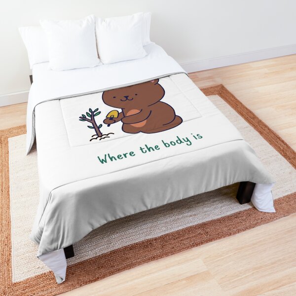 Murder Bear Comforters Redbubble