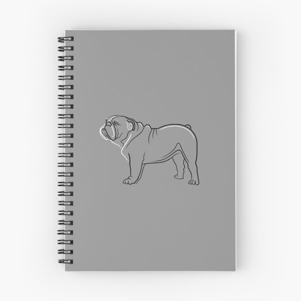 Artikelvorschau, Bulldogge Strichzeichnung entworfen und verkauft von Adam Regester.