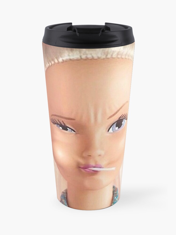 barbie travel mug