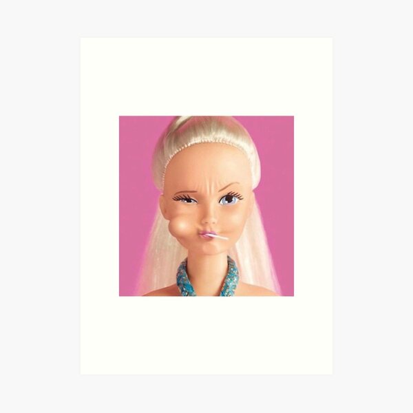 barbie print art