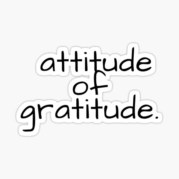 Item preview, attitude of gratitude designed and sold by marylukas.