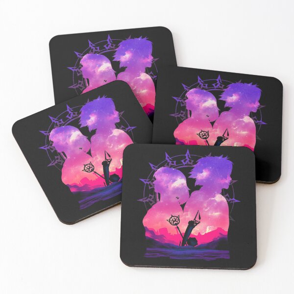 Final Fantasy X - Ceci est mon histoire ... Dessous de verre (lot de 4)
