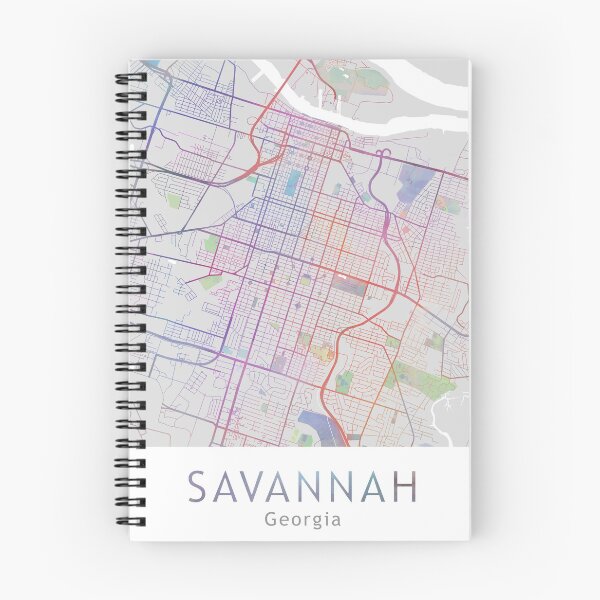 Item preview, Savannah City Map, USA City Georgia designed and sold by TheRedFinch.