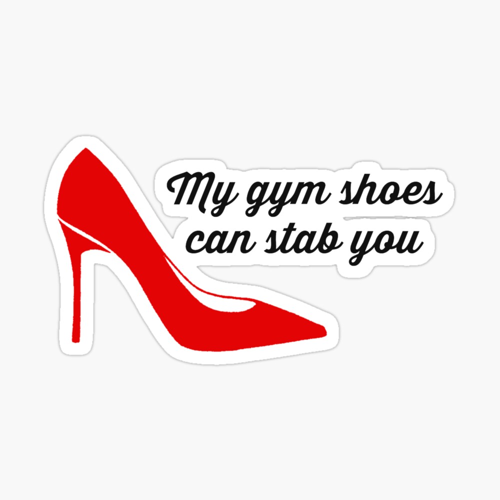 gym shoe heels