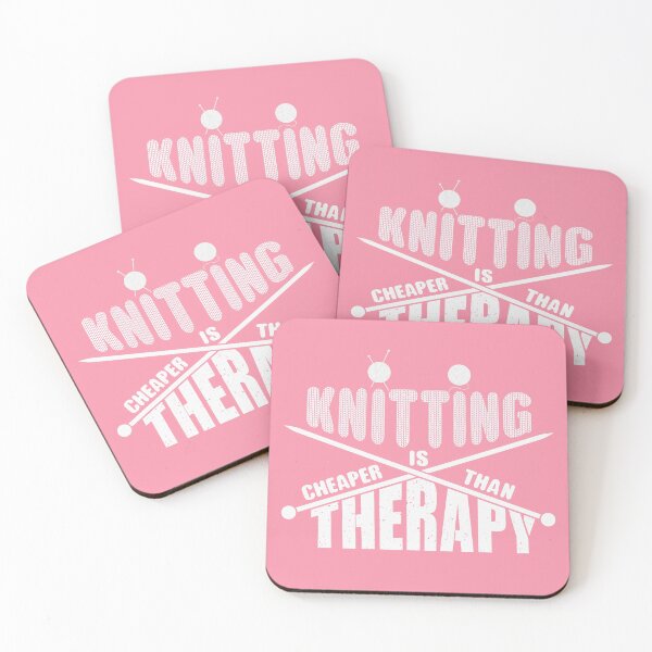 Item preview, Knitting is Cheaper than Therapy designed and sold by hitpointer.