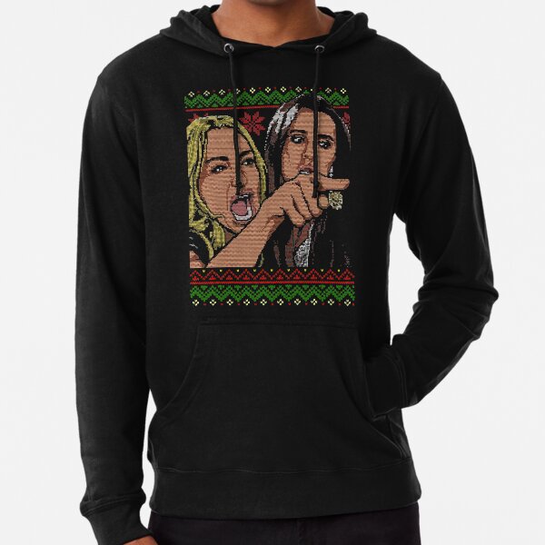 Item preview, Mujer gritándole al gato meme - Ugly Sweater designed and sold by PotatoGear.
