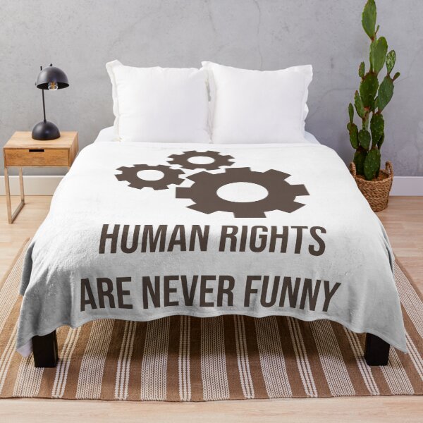 Artikelvorschau, Human rights are never funny entworfen und verkauft von SVDesignatVasil.
