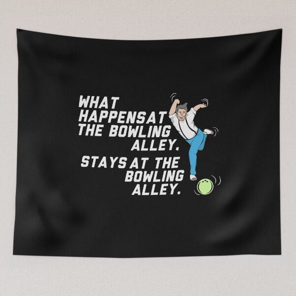 Item preview, What Happens At The Bowling Alley Stays At The Bowling Alley Funny Quote designed and sold by alenaz.